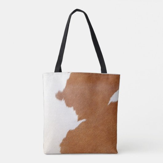 Bruin en wittekool afdrukken tote bag (Achterkant)