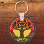 Bruin- en zeepboom van de Sleutelhanger van het le (Achterkant)