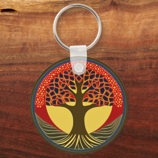 Bruin- en zeepboom van de Sleutelhanger van het le (Achterkant)