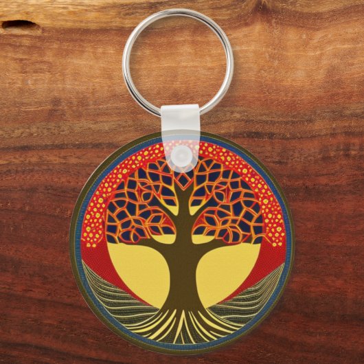 Bruin- en zeepboom van de Sleutelhanger van het le (Voorkant)