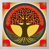 Bruin- en zeepboom van het Poster van het leven (Voorkant)