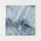 Bruin en zwart abstract schilderij wandkleed (Voorkant (horizontaal))