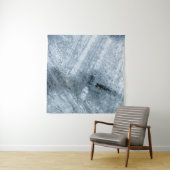 Bruin en zwart abstract schilderij wandkleed (In Situ (horizontaal))