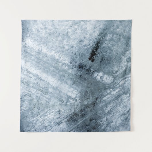 Bruin en zwart abstract schilderij wandkleed (Voorkant)