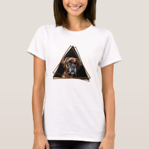 Bruin en Zwart Brindle Boxer Lab Hond T-shirt
