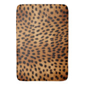 Bruin en Zwart Cheetah Dierenprint Badmat (Voorkant Verticaal)