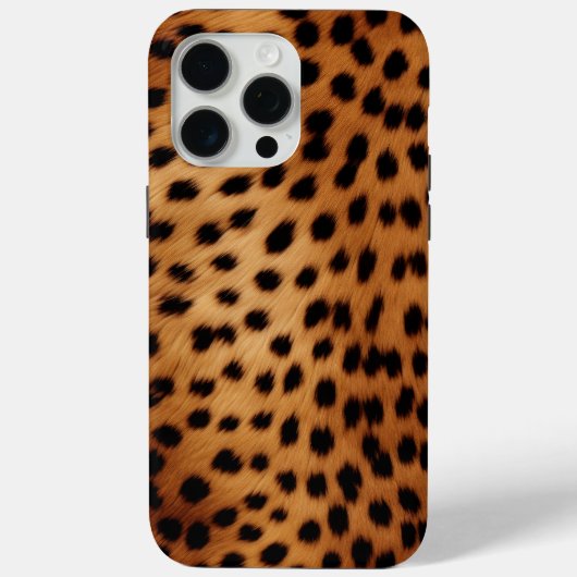 Bruin en Zwart Cheetah Dierenprint Case-Mate iPhone Case (Achterkant)