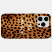 Bruin en Zwart Cheetah Dierenprint Case-Mate iPhone Case (Achterkant (horizontaal))