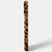 Bruin en Zwart Cheetah Dierenprint Case-Mate iPhone Case (Achterkant / Links)