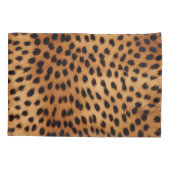 Bruin en Zwart Cheetah Dierenprint Kussensloop (Achterkant-Links)