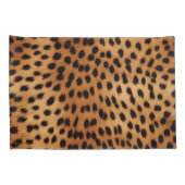 Bruin en Zwart Cheetah Dierenprint Kussensloop (Achterkant-Rechts)