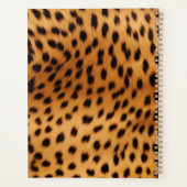 Bruin en Zwart Cheetah Dierenprint Planner (Achterkant)
