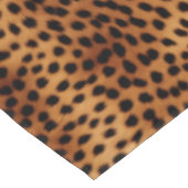 Bruin en Zwart Cheetah Dierenprint Tafelkleed (Gekanteld)
