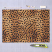 Bruin en Zwart Cheetah Dierenprint Tissuepapier (Craft)