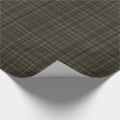 Bruin en zwart gegoten restanten cadeaupapier (Hoek)