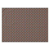Bruin en zwart, geponste tablet tafelkleed (Voorkant (Horizontaal))