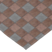 Bruin en zwart, geponste tablet tafelkleed (Gekanteld)