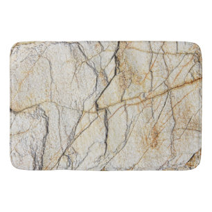 Bruin en zwart getextureerde kieuwsteen badmat