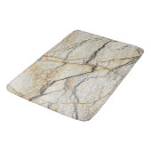 Bruin en zwart getextureerde kieuwsteen badmat (Gekanteld)