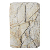 Bruin en zwart getextureerde kieuwsteen badmat (Voorkant Verticaal)