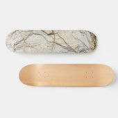 Bruin en zwart getextureerde kieuwsteen persoonlijk skateboard (Horizontaal)