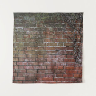Bruin en zwart houten bord wandkleed