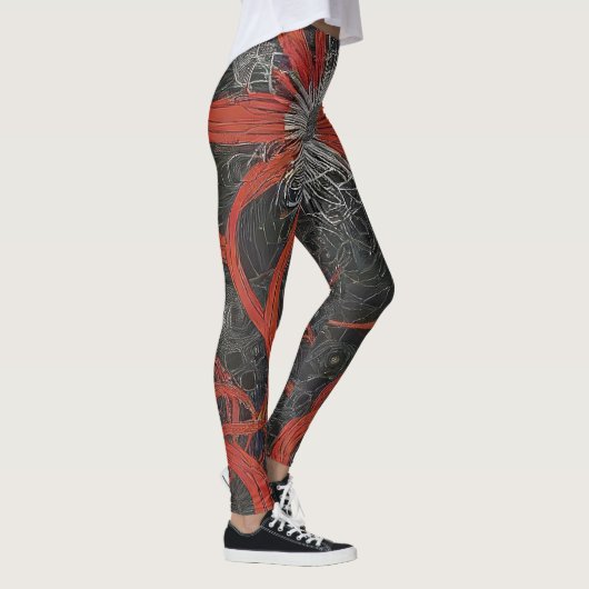 Bruin en Zwart Leggings (Rechts)