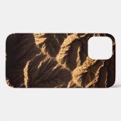 Bruin en zwart zand in de ochtend Case-Mate iPhone case (Achterkant (horizontaal))