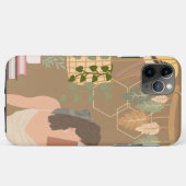 Bruin Esthetisch Vrouw Leesboek Case-Mate iPhone Case (Achterkant (horizontaal))