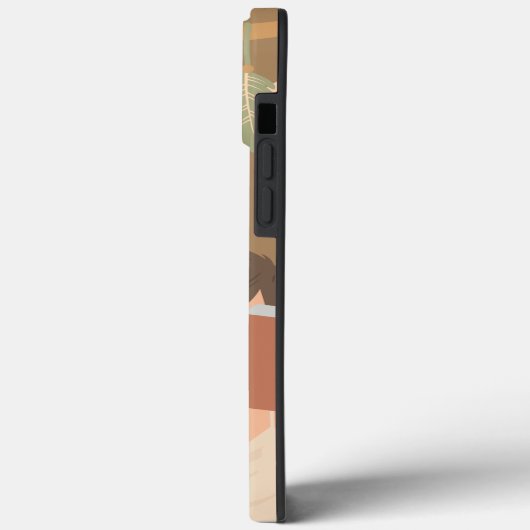 Bruin Esthetisch Vrouw Leesboek Case-Mate iPhone Case (Achterkant / Links)