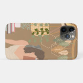 Bruin Esthetisch Vrouw Leesboek Case-Mate iPhone Case (Achterkant (horizontaal))