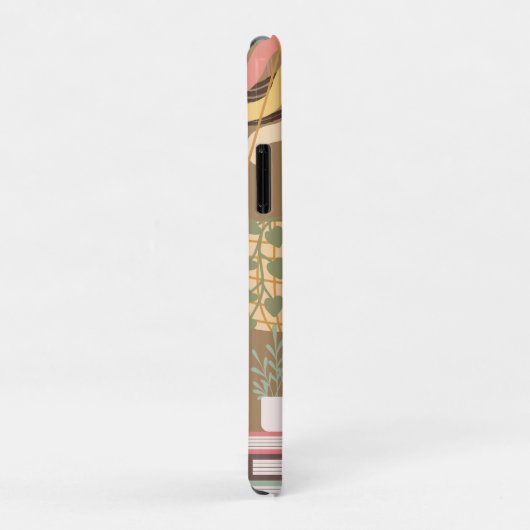 Bruin Esthetisch Vrouw Leesboek Case-Mate iPhone Case (Achterkant/rechts)