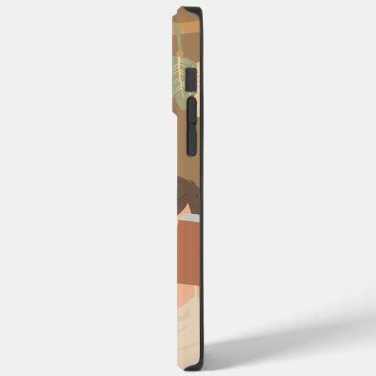 Bruin Esthetisch Vrouw Leesboek Case-Mate iPhone Case (Achterkant / Links)