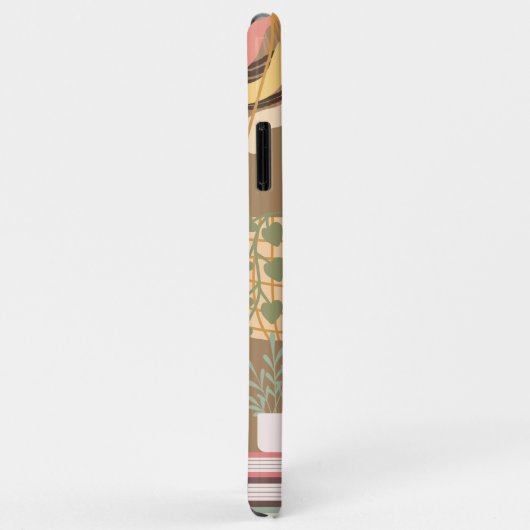 Bruin Esthetisch Vrouw Leesboek Case-Mate iPhone Case (Achterkant/rechts)