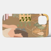 Bruin Esthetisch Vrouw Leesboek Case-Mate iPhone Case (Achterkant (horizontaal))