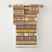 bruin etnisch aztec bad handdoek (Insitu)