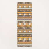 bruin etnisch aztec yogamat (Voorkant)