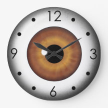 Bruin Eyeball Iris Eye Aangepaste Grote 