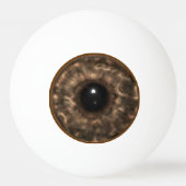 Bruin Eyeball Pingpongbal (Voorkant)
