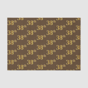 Bruin, Faux Gold 38e (achtendertig) evenement Tissuepapier