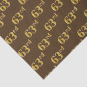 Bruin, Faux Gold 63e (63e) evenement Tissuepapier (Detail)