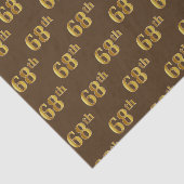 Bruin, Faux Gold 68e (68ste) gebeurtenis Tissuepapier (Detail)