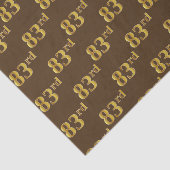 Bruin, Faux Gold 83e (83e) evenement Tissuepapier (Detail)