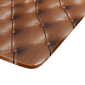 Bruin Faux Leather (lederen look) Snijplank (Hoek)