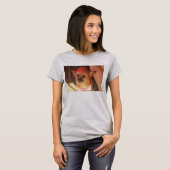 bruin feest Chihuahua hond close-up T-shirt (Voorkant volledig)