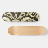 Bruin Fleur Antiek Persoonlijk Skateboard (Horizontaal)