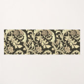 Bruin Fleur Antiek Yogamat (Voorkant (horizontaal))