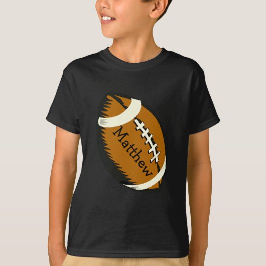 Bruin Football Sport Kinder Shirt (Voorkant)