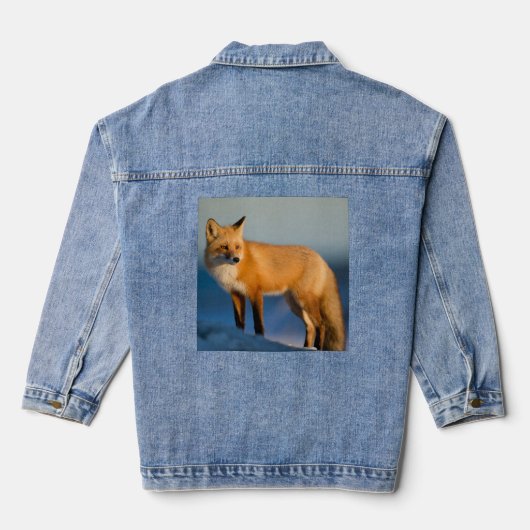 Bruin Fox Denim Jacket (Achterkant)