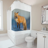 Bruin Fox Douchegordijn (In situ)